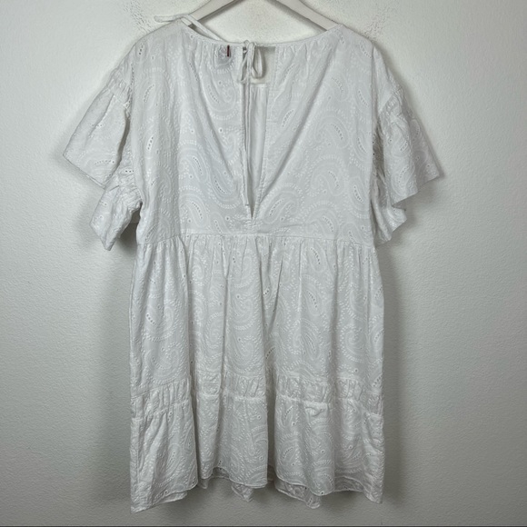 Misa Los Angeles Mabel white paisley cotton sun mini dress Size Small - Picture 7 of 10